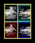 4 versions of an old abandoned car in Belize thumbnail